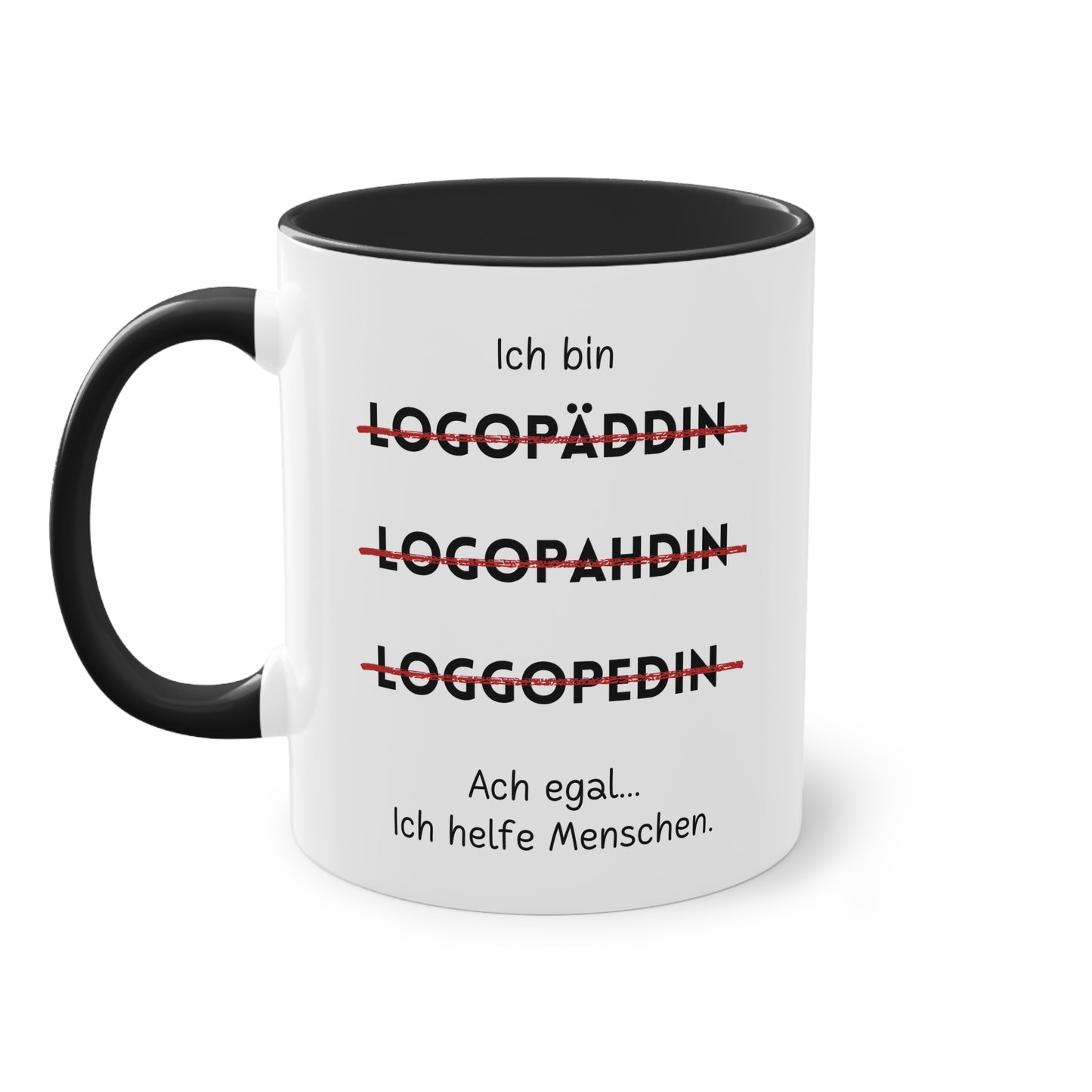 Ich bin Logopädin - Zwei-Ton-Tasse