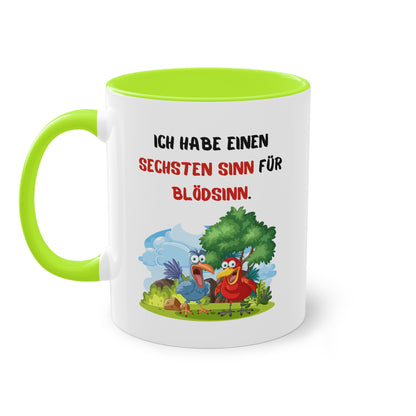 Ich habe einen sechsten Sinn für Blödsinn - Zwei-Ton-Tasse