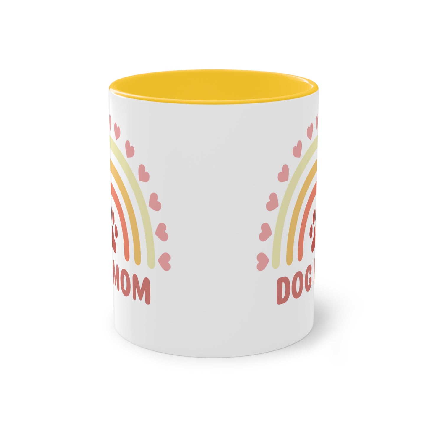 Dog Mom - Zwei-Ton-Kaffeetasse