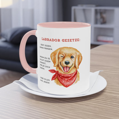 Labrador Gesetze - Zwei-Ton-Kaffeetasse