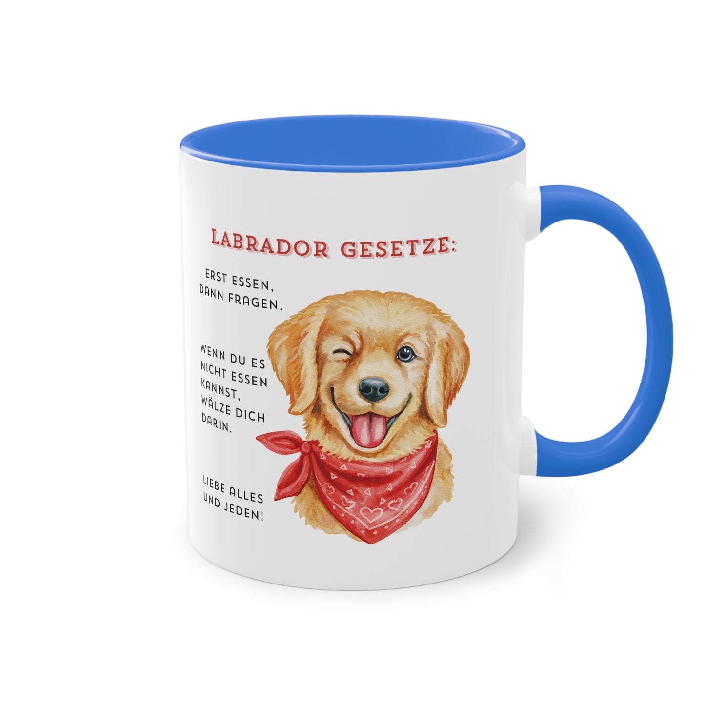 Labrador Gesetze - Zwei-Ton-Kaffeetasse