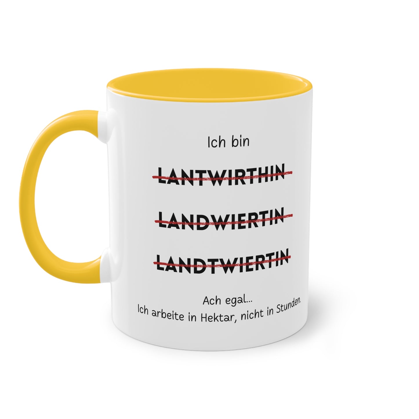 Ich bin Landwirtin - Zwei-Ton-Tasse