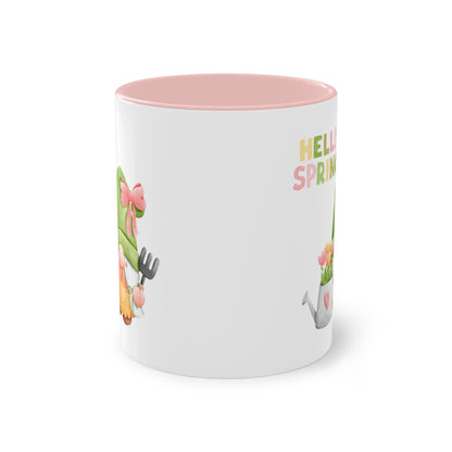 Hello Spring - Zwei-Ton-Kaffeetasse