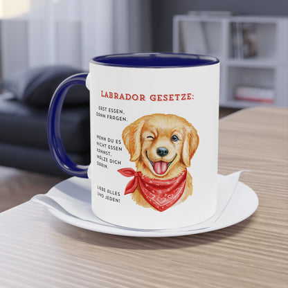 Labrador Gesetze - Zwei-Ton-Kaffeetasse