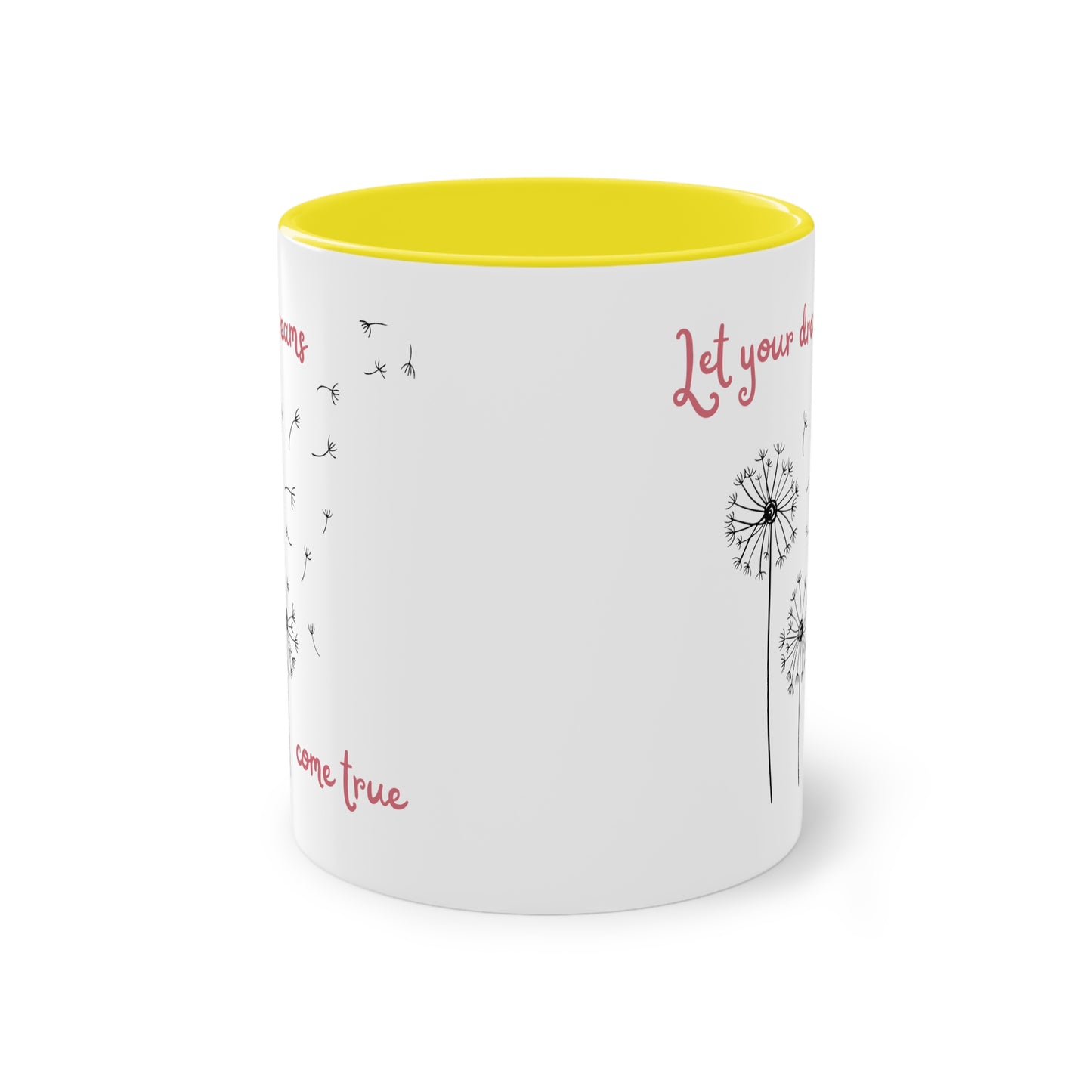 Let your dreams come true - Zwei-Ton-Kaffeetasse