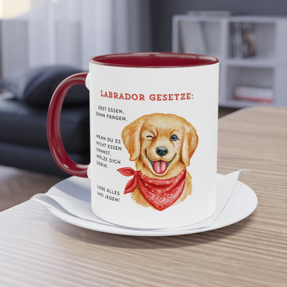 Labrador Gesetze - Zwei-Ton-Kaffeetasse