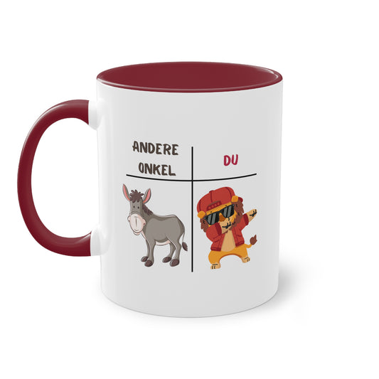 Andere Onkel - Du - Zwei-Ton-Kaffeetasse