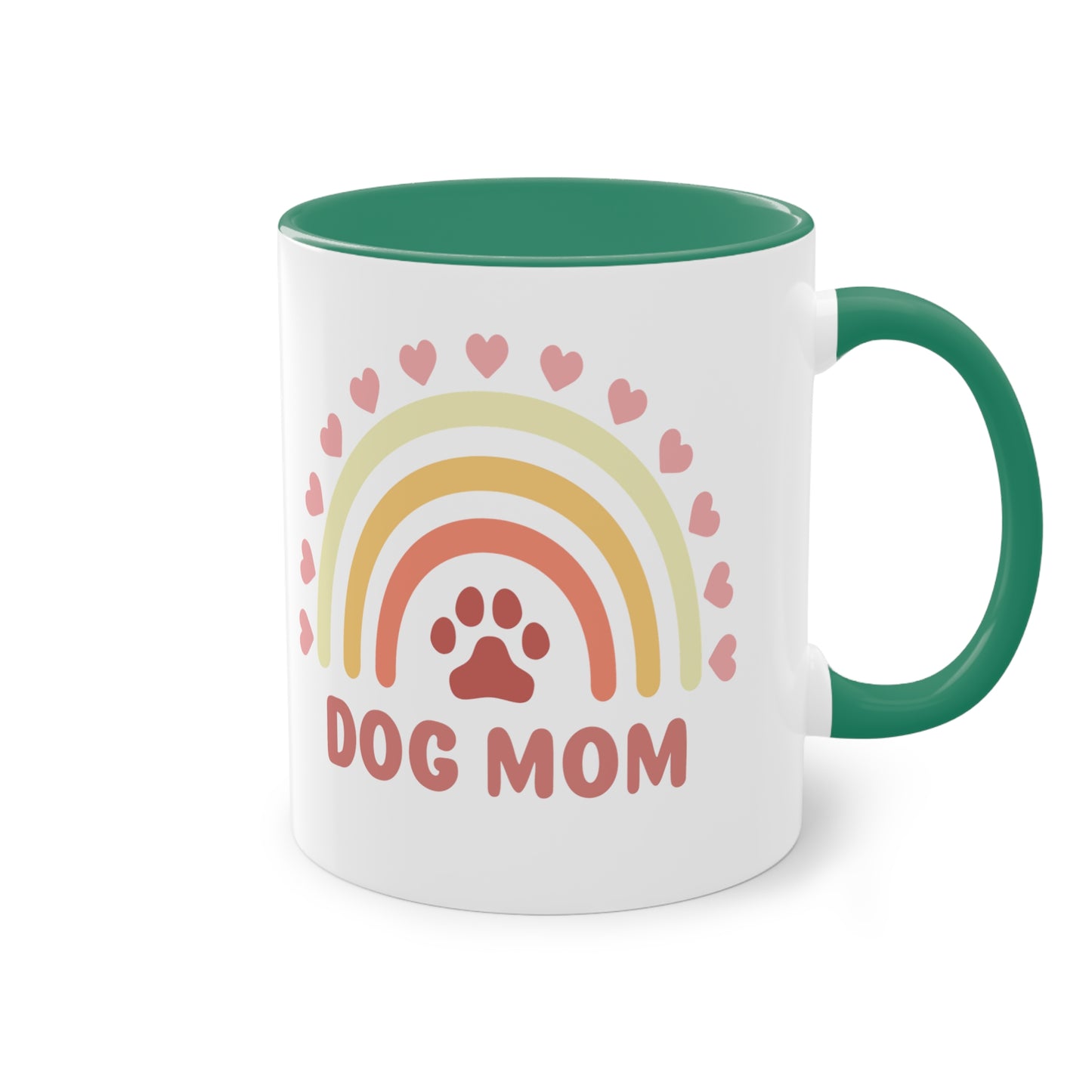 Dog Mom - Zwei-Ton-Kaffeetasse