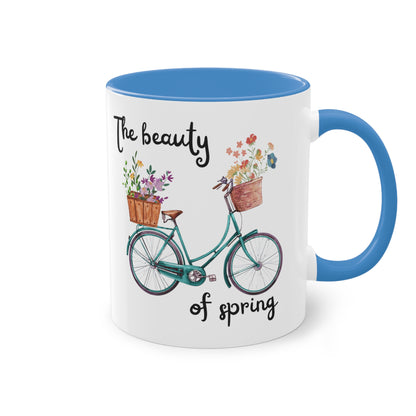 The beauty of spring - Zwei-Ton-Kaffeetasse