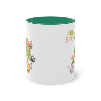 Hello Spring - Zwei-Ton-Kaffeetasse