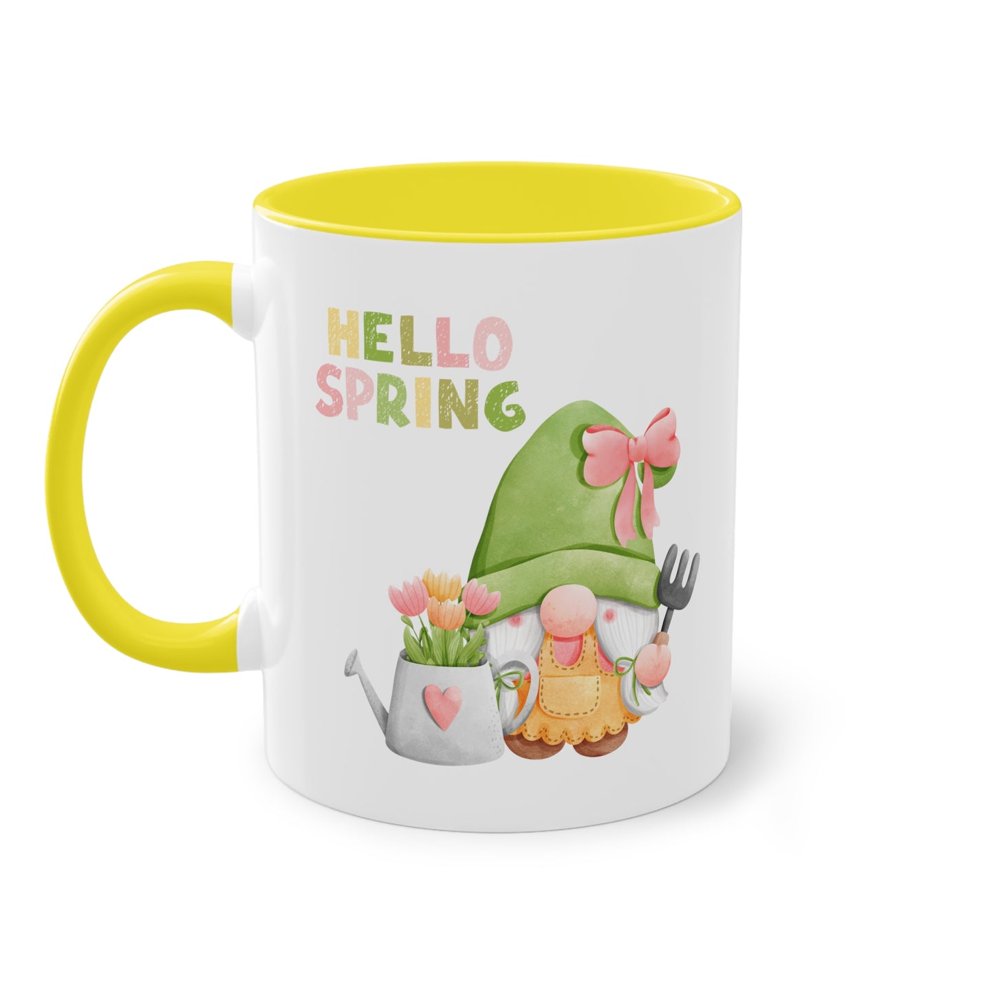 Hello Spring - Zwei-Ton-Kaffeetasse