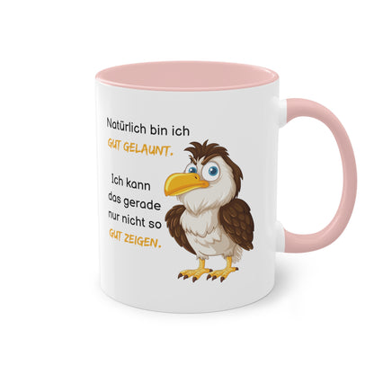 Natürlich bin ich gut gelaunt - Zwei-Ton-Kaffeetasse