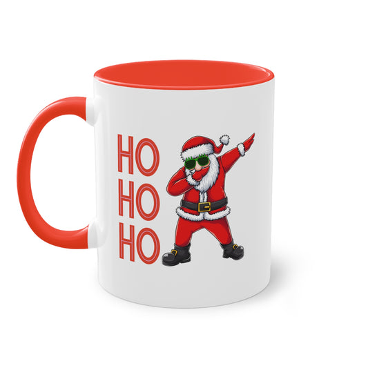 Ho ho ho Santa Claus - Zwei-Ton-Kaffeetasse