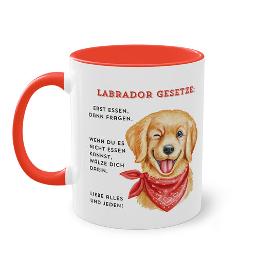 Labrador Gesetze - Zwei-Ton-Tasse