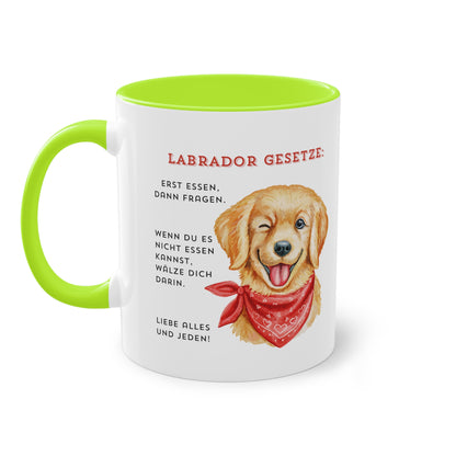 Labrador Gesetze - Zwei-Ton-Kaffeetasse