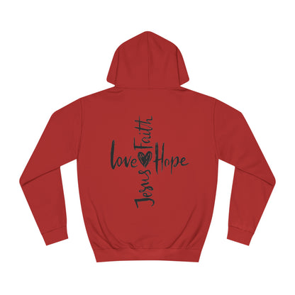 Unisex Hoodie - Glaube, Liebe, Hoffnung, Jesus