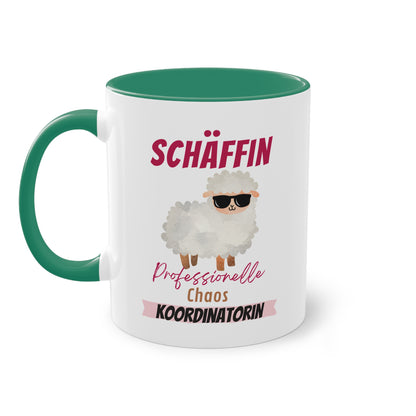 Schäffin professionelle Chaos Koordinatorin - Zwei-Ton-Tasse