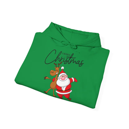 Merry Christmas Rentier und Santa - Hoodie