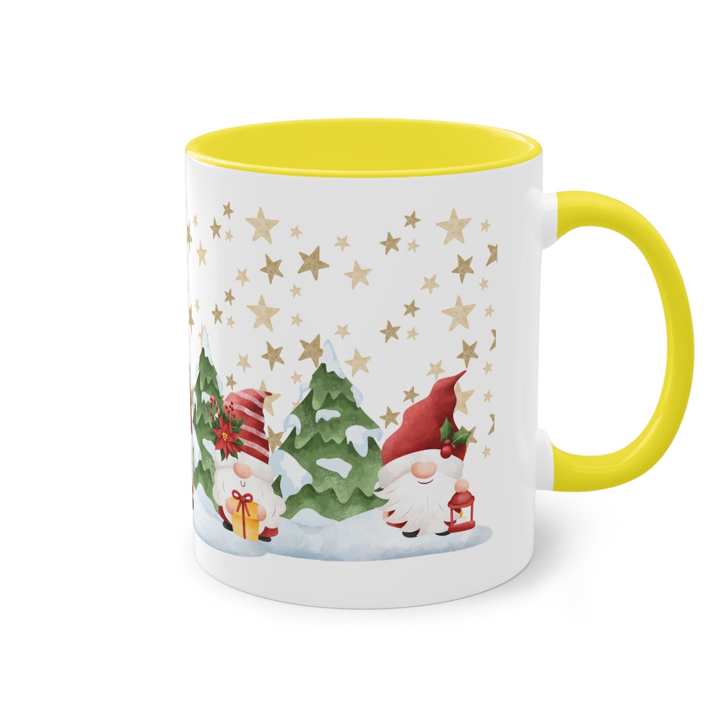 Wichtel, merry Christmas! - Zwei-Ton-Kaffeetasse