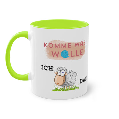 Komme was wolle, ich schaffe das - Zwei-Ton-Tasse