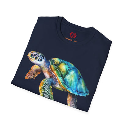 Schildkröte - Unisex Softstyle T-Shirt