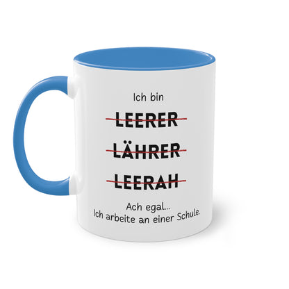 Ich bin Lehrer - Zwei-Ton-Tasse