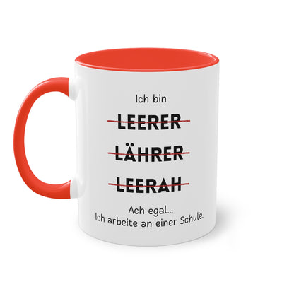 Ich bin Lehrer - Zwei-Ton-Tasse