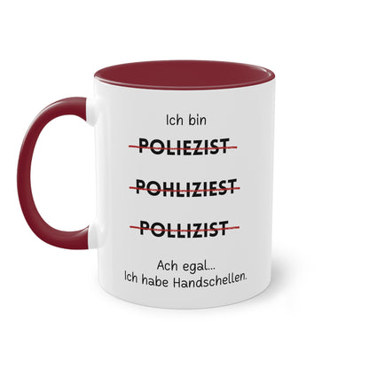 Ich bin Polizist - Zwei-Ton-Tasse