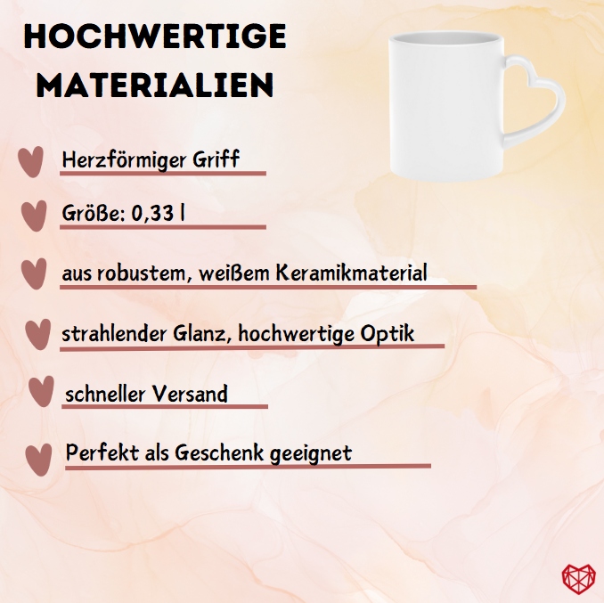 Papas Relax Tasse - Herztasse