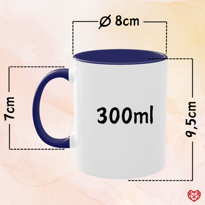 Freundschaft ist der Anker, der uns auch in stürmischen Zeiten hält. - Zwei-Ton-Tasse