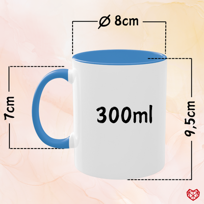 Ich habe heute keine Zeit für Geduld.  - Zwei-Ton-Tasse