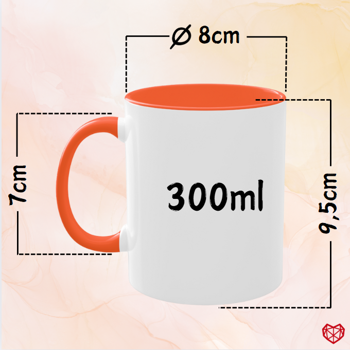 Ich bin auf Aperol Spritz Tour - Zwei-Ton-Tasse