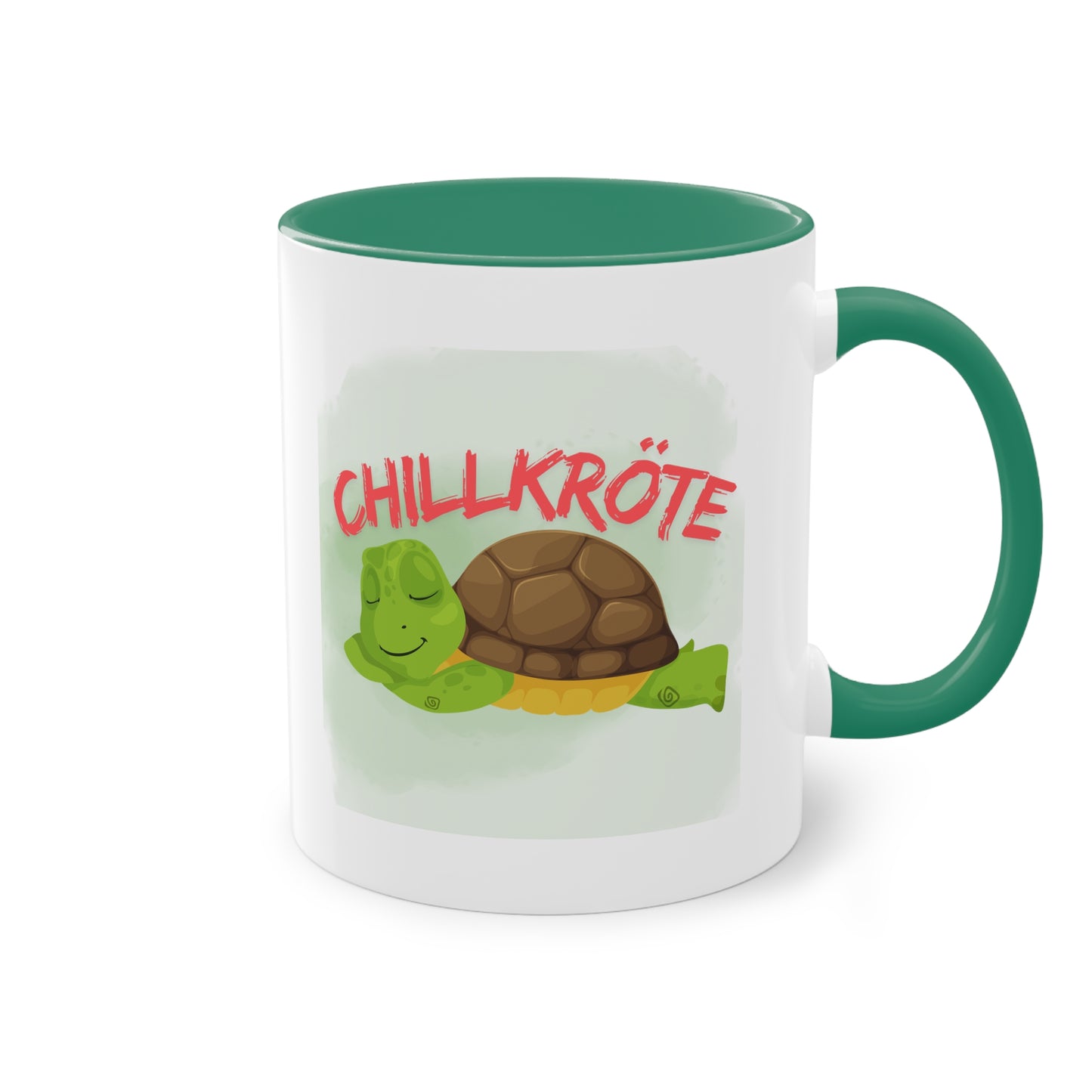 Chillkröte - Zwei-Ton-Kaffeetasse