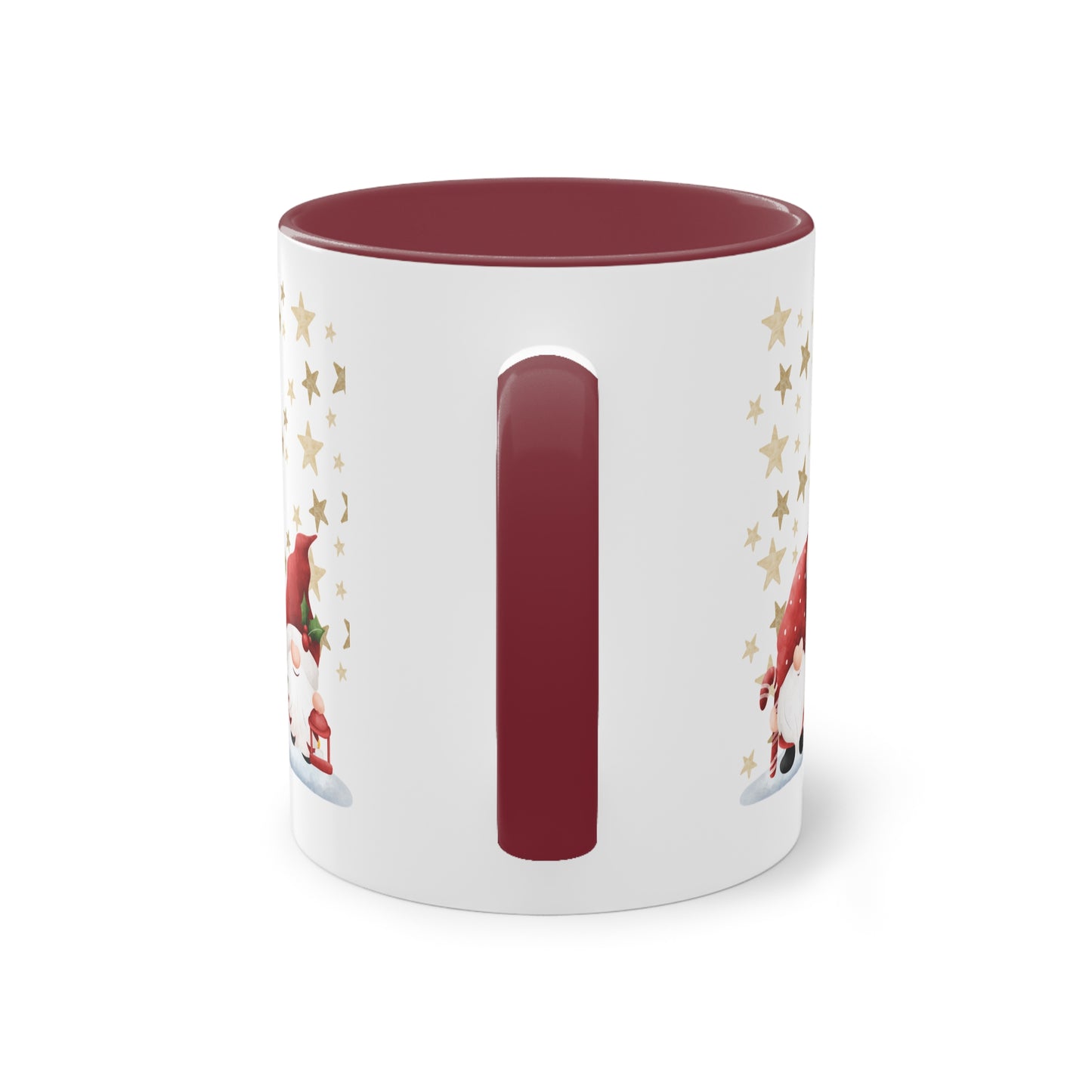 Wichtel, merry Christmas! - Zwei-Ton-Kaffeetasse