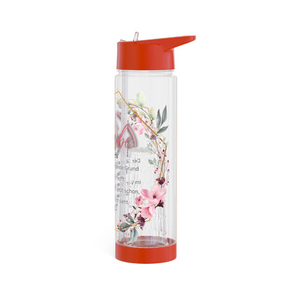 Glaube Substantiv (rosa) - Infuser-Wasserflasche