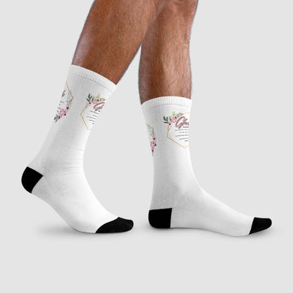 Glaube Substantiv (rosa) - Socken