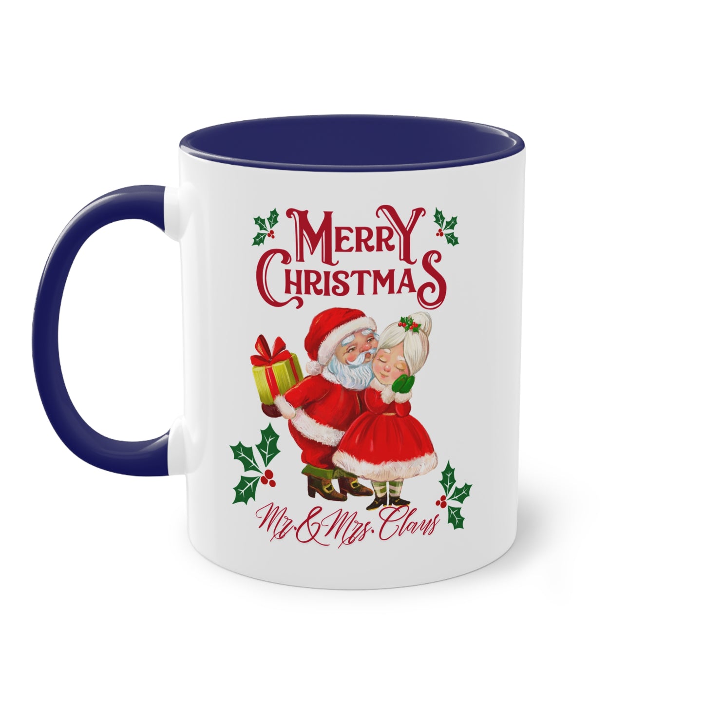 Merry Christmas Mr. & Mrs. Claus - Zwei-Ton-Kaffeetasse