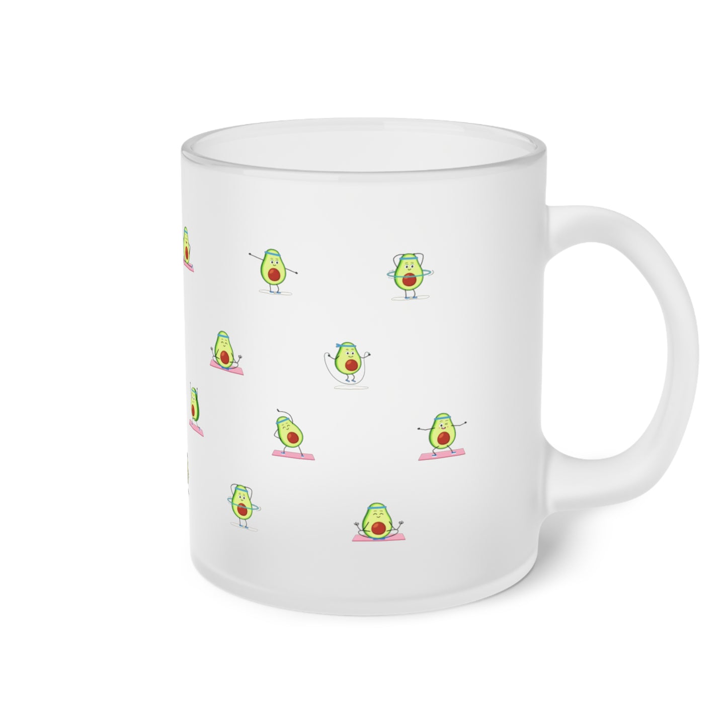 Avocado Sport (2) - Milchglas Tasse