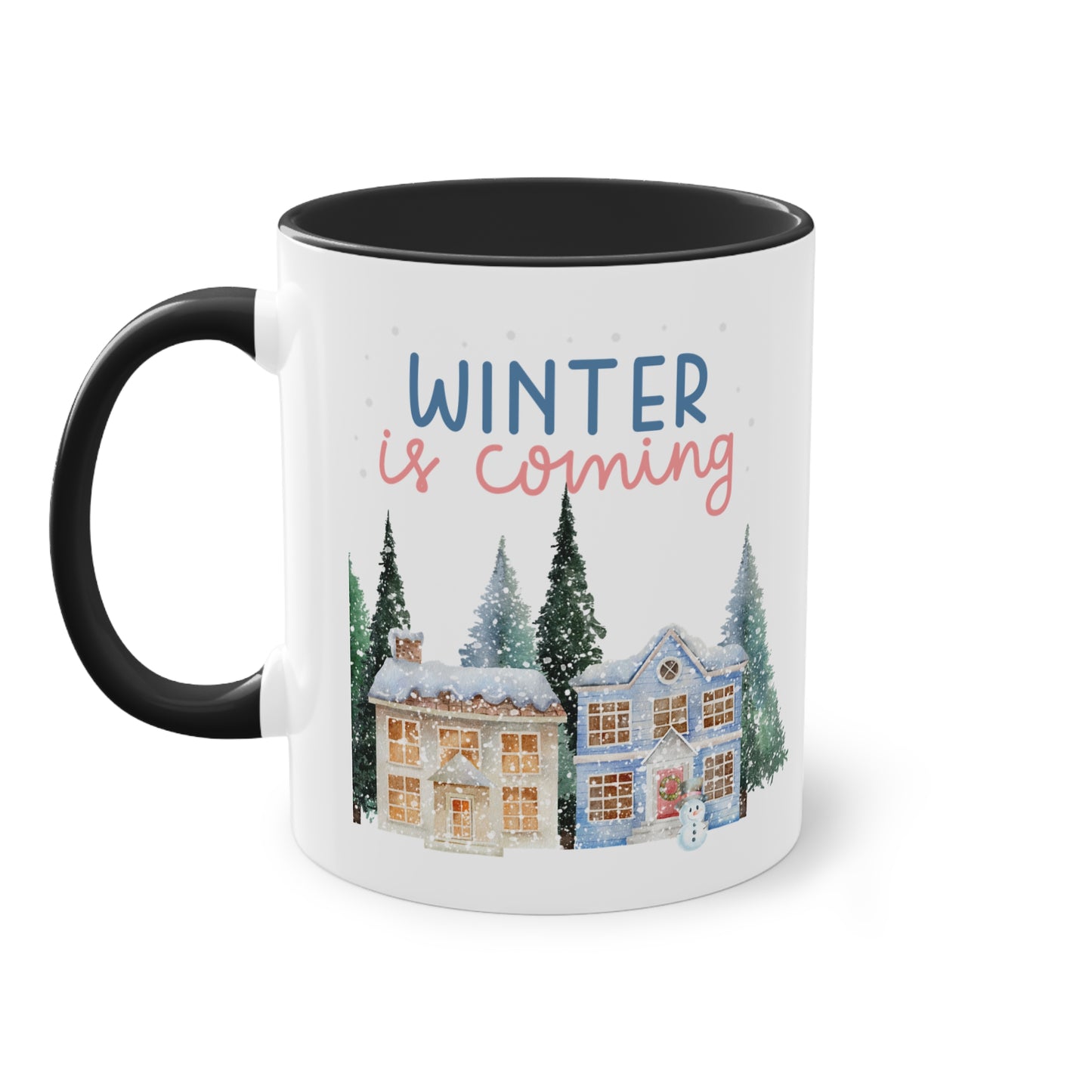 Winter is coming - Zwei-Ton-Kaffeetasse