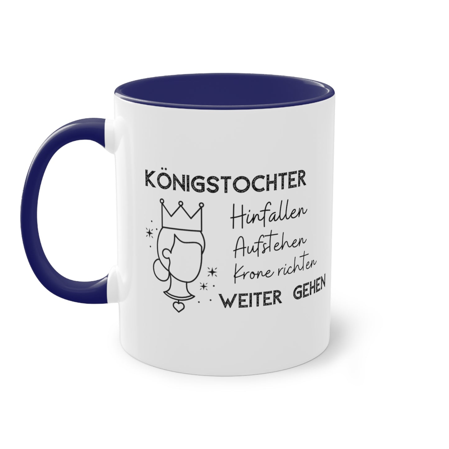 Königstochter - Zwei-Ton-Kaffeetasse