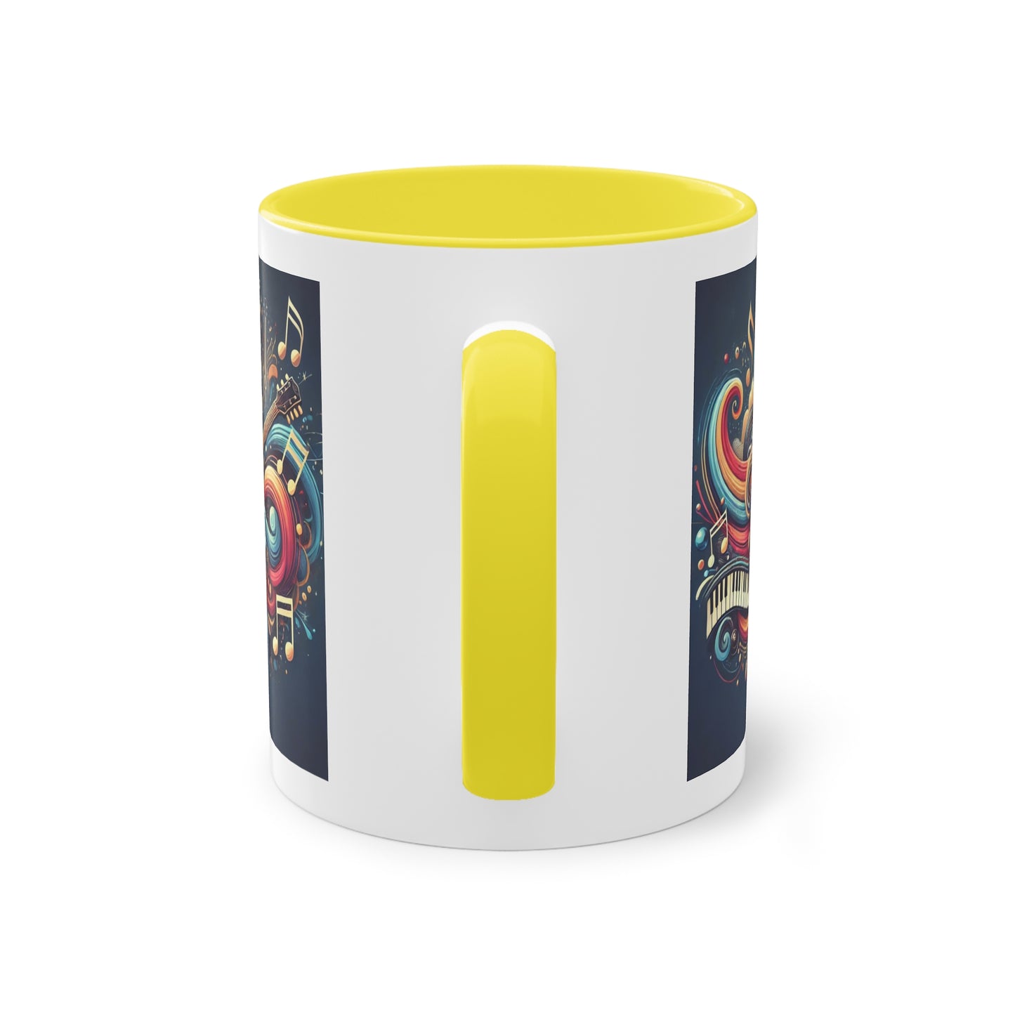 Music the strongest - Zwei-Ton-Kaffeetasse