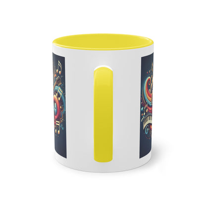 Music the strongest - Zwei-Ton-Kaffeetasse