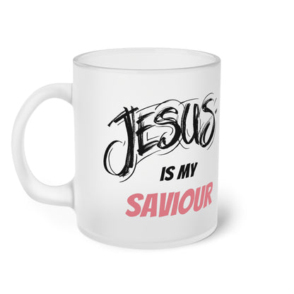 Jesus is my saviour - Milchglas Tasse