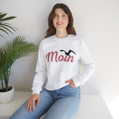 Unisex Sweatshirt - Moin mit Möwe