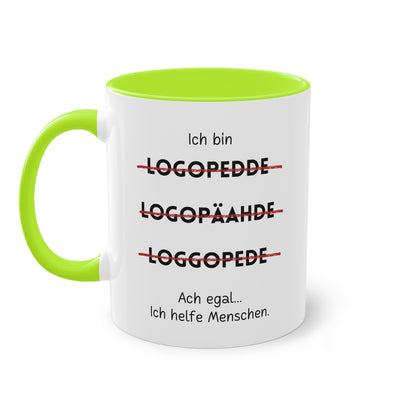 Ich bin Logopäde - Zwei-Ton-Tasse