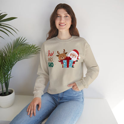 Ho ho ho Rentier und Santa  - Unisex Sweatshirt