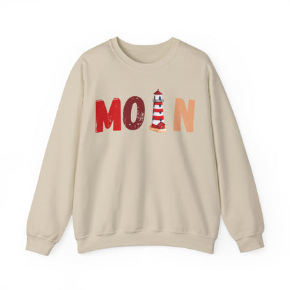 Unisex Sweatshirt -  Moin mit Leuchtturm