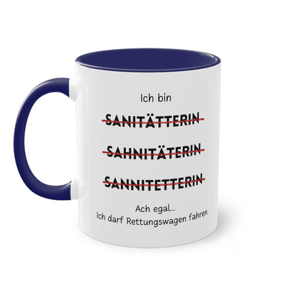 Ich bin Sanitäterin - Zwei-Ton-Tasse