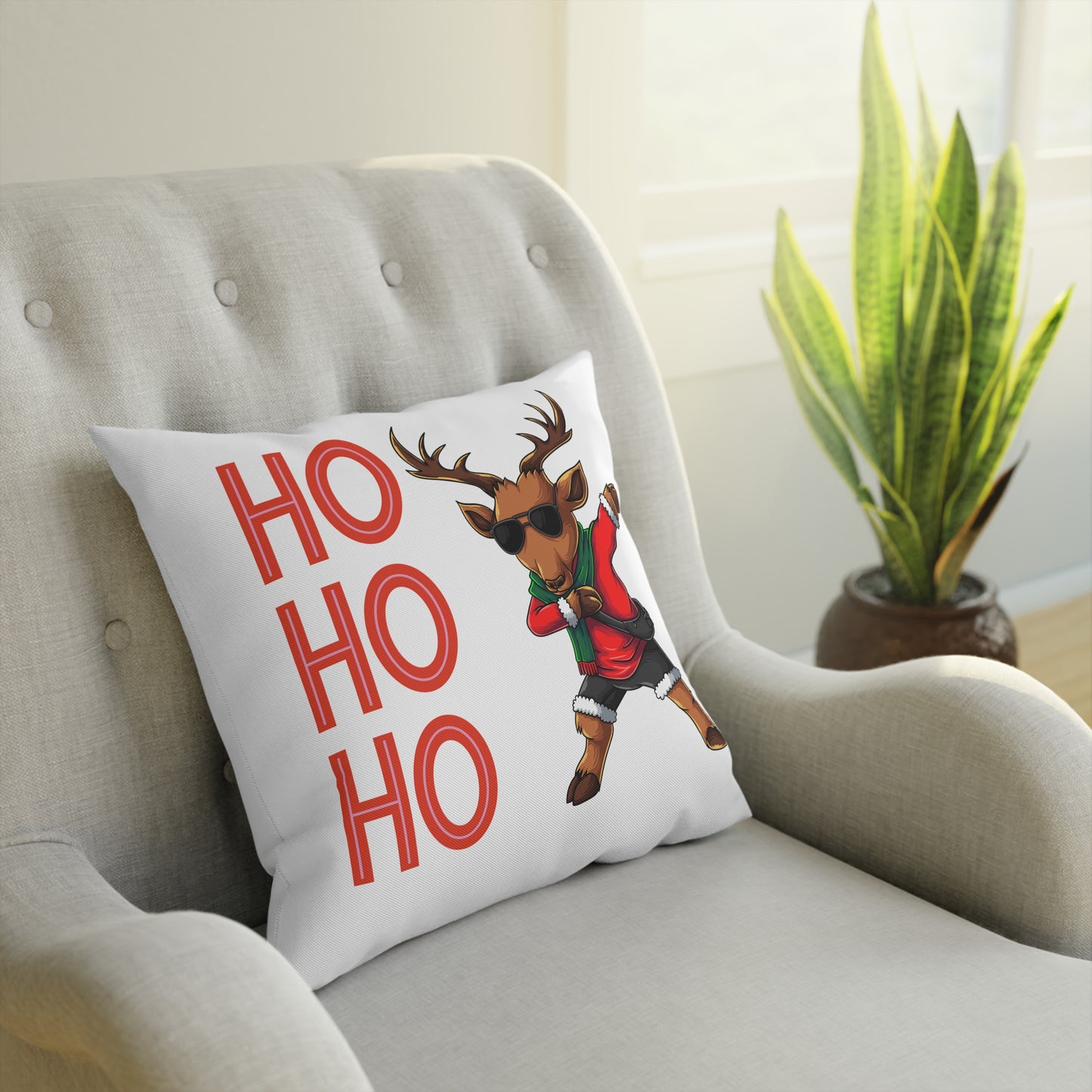 Ho ho ho Rentier - Sofa-/Dekokissen