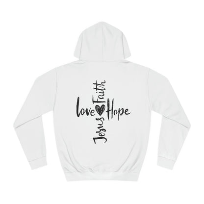 Unisex Hoodie - Glaube, Liebe, Hoffnung, Jesus